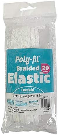 Еластичен материал Poly-Fil A-ELC2520B, Бял