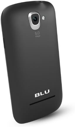 BLU Dash 4.0 D270a Отключени телефон с две SIM карти с двуядрен процесор на 1 Ghz, Android 4.0 ICS, 3G и HSPA LCD екран с висока резолюция - гаранция за САЩ (черен)