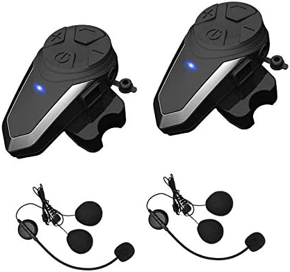 Yaconob Мотоциклетът Bluetooth слушалка BT-S3NS 1000m Мотоциклет шлем Bluetooth-радиодомофон Безжичен переговорное устройство за 2-3 състезатели (водоустойчив / високоговорител / Ст?