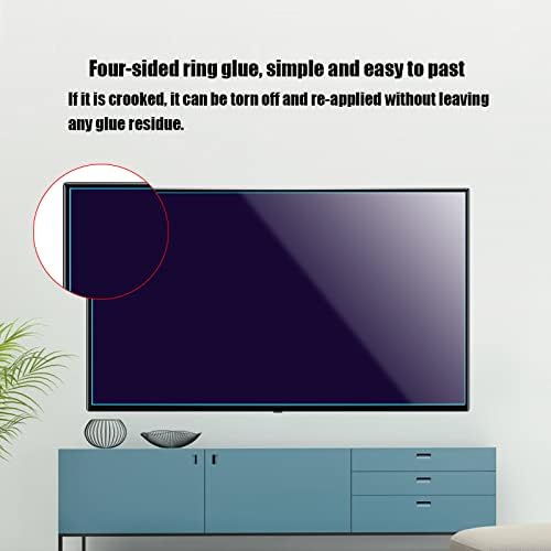 Защитно фолио за екрана на телевизора е с диагонал 32-75 инча - със защита от отблясъци/синя светлина / Драскотини / на Пръстови отпечатъци за Sharp, Sony, Изогнутого на екра