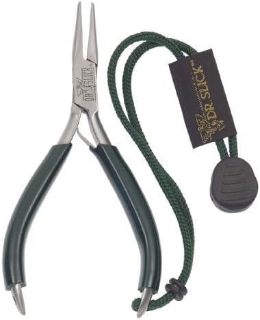 Клещи Dr. Slick Barb, 5 инча, Дръжки от зелен PVC, с бънджи шнурком, Директни (ПОДОБРЕНИ)