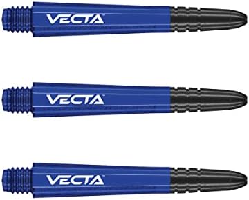 Междинни върховете на стрели за дартс, Winmau Vecta Blue (древки) - 1 комплект в опаковка (общо 3 древка)
