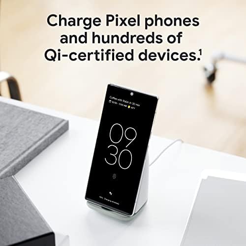 Поставка Google Pixel (2-ро поколение) - Безжично зарядно - Бързо зареждане зарядно устройство Pixel Phone - Съвместим с телефони Pixel и устройства, сертифицирани Qi