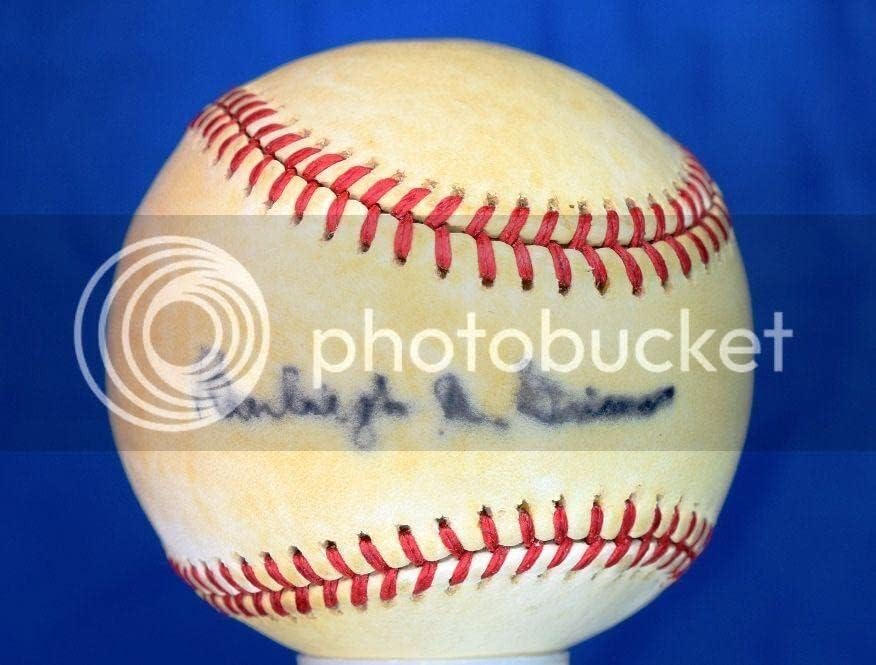 Берли Граймс, Psa / днк, Подписано Автограф Фини в Националната лига бейзбол - Бейзболни топки с Автографи