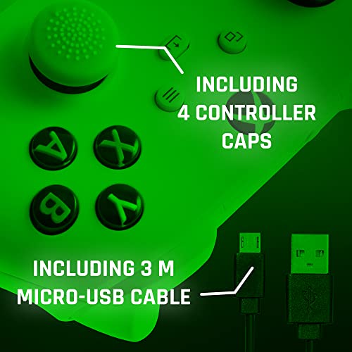 Snakebyte ИГРАТА Snakebyte: КОМПЛЕКТ за XBOX One - пътен калъф + кабел за зареждане дължина 3 м (9,8 фута) + 4 дръжки за палеца - Xbox One