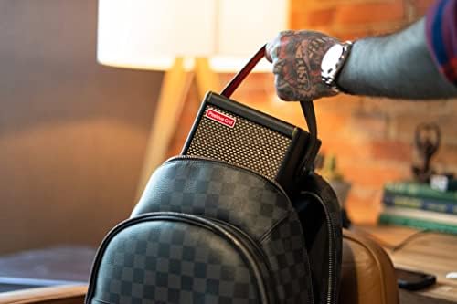 Портативен умен Китара усилвател Positive Grid Spark Mini 10 W и Bluetooth-високоговорител с приложението за игри на китара у дома или на път (черна)