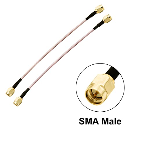 Кабел SMA 10Gtek 6 Ghz, RG316, конектор към конектора, Директно до штекеру, 50 Ома, 0,15 м, опаковки от 2