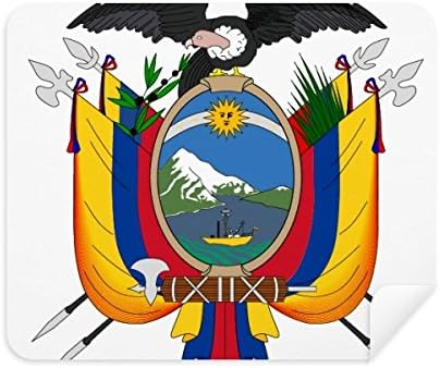 Кито, Еквадор Национална Емблема Плат За Почистване на Екрана за Пречистване на 2 елемента Замшевой Тъкан