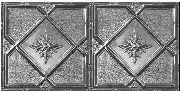 Тавани от 10 (2' x 4') листа от калай #2414 80 кв. фута 24 декоративно викториански дизайн