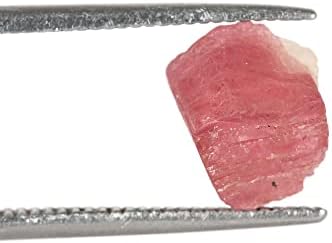 Сертифициран GEMHUB насипен лечебен кристал Розов турмалин Необработени диаманти 2,205 карата. Насипен скъпоценен камък за чакра.