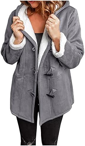 FOVIGUO/ Палто на точки За жени, Класически Зимни палта с Дълъг Ръкав за Жени, най-Дългата Домашна Дрехи, Удобни Фланелен