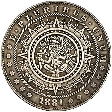 Монета 1981 г. Американският Орел сребърно покритие Възпоменателна Монета е Точно Копие на Стара Монета необращенный