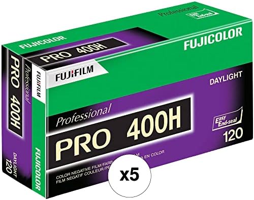 3X професионален цвят негативна филм на Fujicolor PRO 400H (120 филма роли, 5 опаковки)