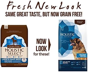 Суха храна за кучета Holistic Select, беззерновой, за възрастни породи големи и гигантски, 24-фунтовый пакет