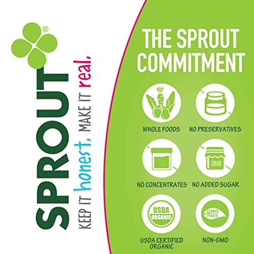 Органични Шейкове за деца Sprout, млечни-free Зрънце Грозде, пакетче на 4 унции (опаковка от 6 броя)