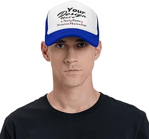 Персонални Окото бейзболна шапка, Изработена по Поръчка Шапка за мъже и Жени, Си Дизайн, Собствени Шапки, Шапка шофьор на камион, Черна