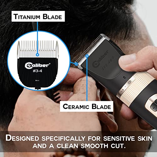 Сменное Керамично/ Титановое острието Caliber Pro 380 АКТБ - Безжична Машина за подстригване на коса Със Сменяеми и