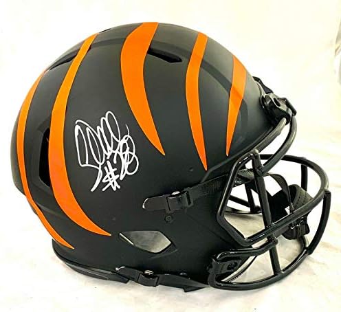 Кори Дилън Подписа Автентичен каска Cincinnati Bengals Fs Eclipse Speed - Каски NFL с автограф