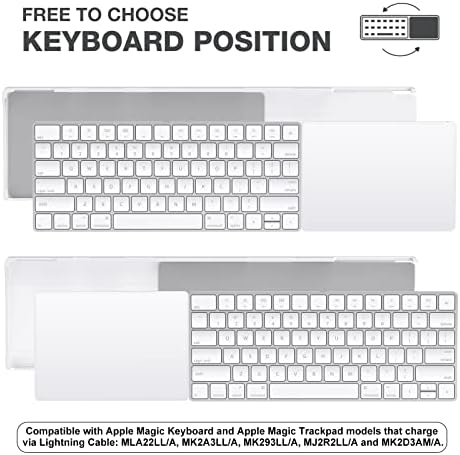 Най-добрата стойка, съвместима с Apple Magic Wireless Keyboard и Apple Magic Trackpad (клавиатура Apple и тракпад в комплекта не са включени)