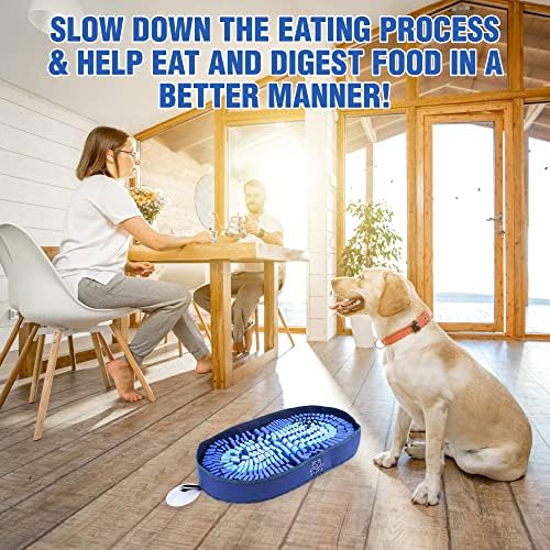 VIITZ - Подложка за нюхания кучета 22x13 - Подложка за хранене на носа, спомага за развитието на природни умения за получаване на храна - Здрава Интерактивна играчка-пъзе?