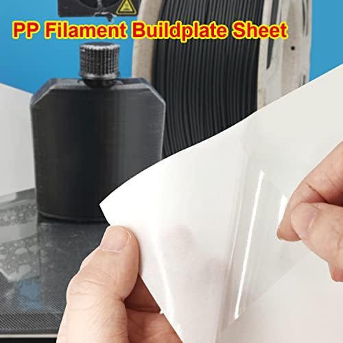 Опаковъчен лист за полипропиленова нишка 200x200 мм, Система за 3D печат от Полипропилен, Лесно се инсталира и е отстранена, 20 бр. в опаковка
