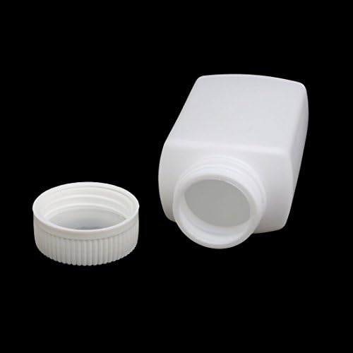 Aexit пластмасова капсула хапчета за обем 150 мл, квадратна бутилка за здравословен продукт, бяла