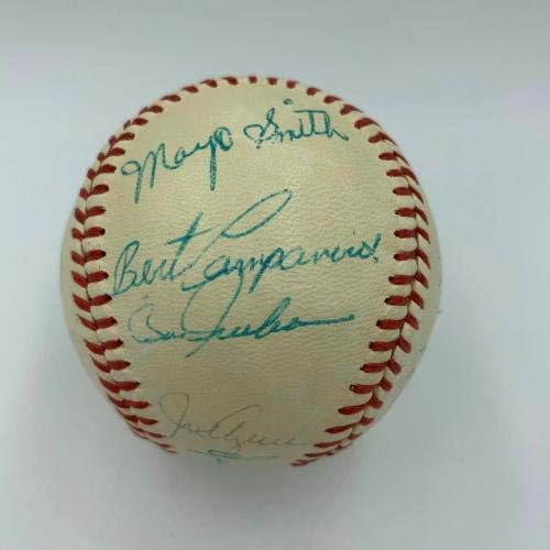 1968 Бейзбол екип на All Star Game Подписа бейзболни топки на Карл Ястржемски 24 Sigs Бекет COA - Бейзболни топки с автографи