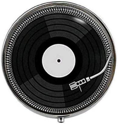 Реколта Vinyl Плоча DJ в Стил Steampunk - Кутия За Хапчета С Артистична Снимка - Очарователната малка кутийка За Хапчета
