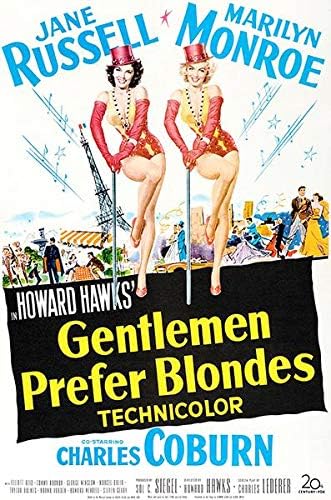 Господа предпочитат блондинки - 1953 - Плакат за филма