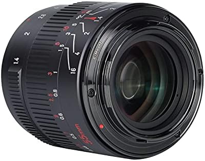 7 Занаятчии 55 мм F1.4 II APS-C с Голяма Бленда, Ръчно Фокусиране Фиксиран Обектив на Камерата за Беззеркальной фотоапарат Sony E-Mount