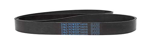 D&D PowerDrive 1375L50 Поли Клиновой каишка 50 Ленти, Гума