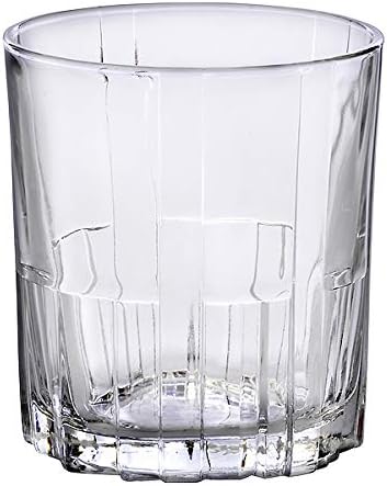 Закалени чаши за пиене, Duralex Tumbler Glass Jazz Collection, комплекти от 6 чаши (Старомодни чаши на 9 унции)