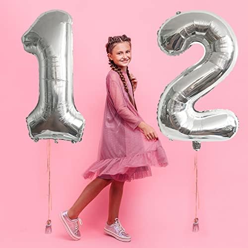 ESHILP 40-Инчов Балон с номер от Фолио, Балон с номер 35, Гигантски Въздушен Балон с номер 35, Балон за Украса на парти за 35-ти Рожден Ден, Годишнина от Сватба, Абитуриентски