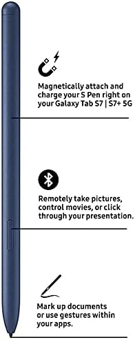 Galaxy Tab S7 S Pen (със син зъб) Замяна за Samsung Galaxy Tab S7 I S7 + 5G Всички Версии на Писеца с топчета (Mystic Navy)