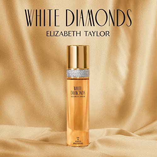 Дамски парфюм Elizabeth Taylor, White Diamonds, EDT Тоалетна вода Спрей, 1,7 Течни унции
