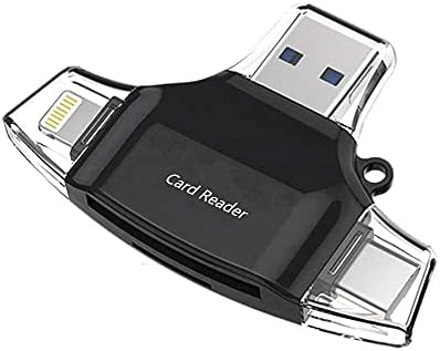 Смарт притурка на BoxWave, който е съвместим с Acer Chromebook 311 (C733T) (смарт притурка от BoxWave) - Устройство за четене на SD карти AllReader, четец за карти microSD, SD, Compact USB за Acer Chromebook 311 (C7