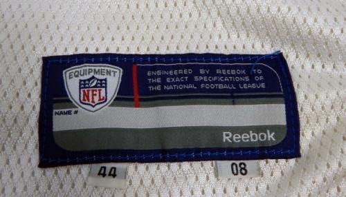 2008 San Francisco 49ers 5 Game Пуснати на Бялата фланелка DP08230 - Използваните тениски За игри NFL Без подпис