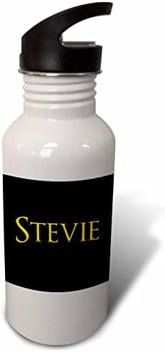 3дРоуз Стиви - Познато име за момче в САЩ. Жълто-черните Очарователен Подарък бутилка за вода (wb_354976_2)