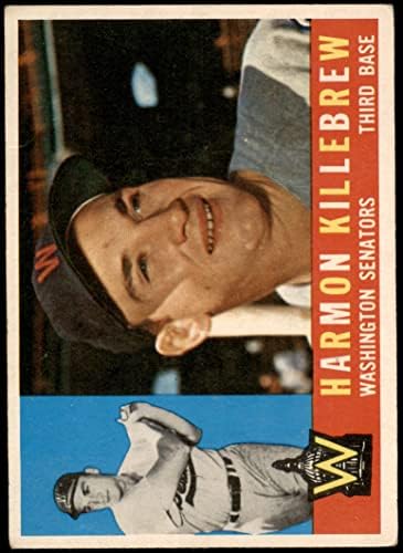 1960 Topps # 210 Хармън Киллебрю Вашингтон Сенатърс (Бейзболна картичка) GD+ Сенатърс