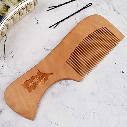 Дървена четка за коса Силует заешко и моркови (HA00042215)