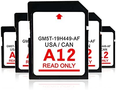 Дълга навигация SD-карта A12 Карта синхронизация Подходящ за Fo rd F-150 250/350/450 Super Duty Explorer Escape Edge Focus Lincoln MKC/S/T/X/Z GM5T-19H449-AF 13-15 Обновяване на GPS карти за САЩ/Канада Не за Мексик?