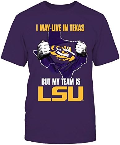Тениска с фанатским принтом LSU Тайгърс - Live in Texas