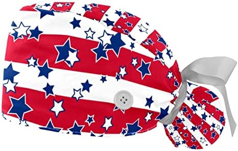 Унисекс 2 Кпс Търкане-Дамски Шапки с Бутони, Шапки-Пилинг-Шапки за жени, САЩ, Американския Флаг, Ретро