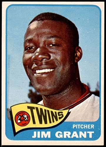1965 Topps # 432 Джим Грант Миннесотские близнаци (Бейзболна картичка) EX/MT Близнаци