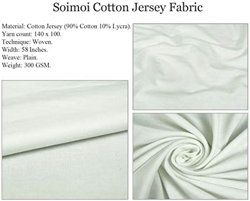 Плат от futon джърси Soimoi, филтър за декориране на тениски, печатни парцела ширина 58 см