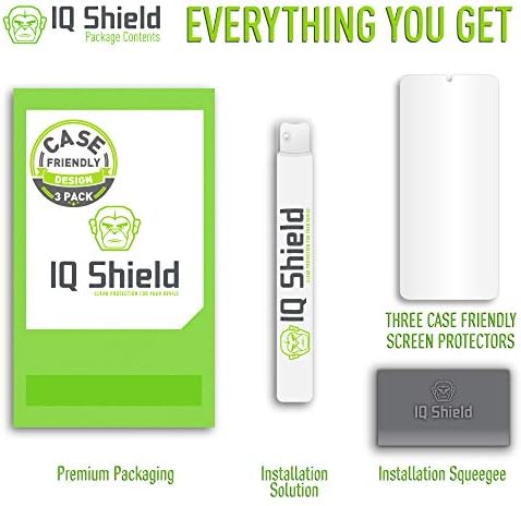 Защитно фолио IQShield, съвместима с Samsung Galaxy S20 (6,2 инча) (3 опаковки) (подходящ за своята практика), антипузырьковая прозрачен филм