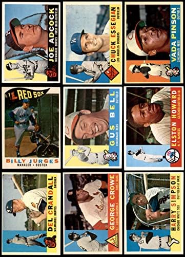 1960 Topps Бейзболен Стартов пакет от 50 картички/Лот (Бейзболен набиране) VG/EX+