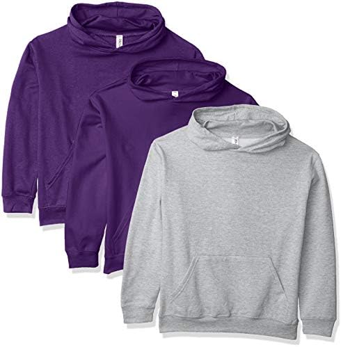 Hoody-пуловер с дълги ръкави отвътре Marky G Apparel за момчета (опаковка от 3 броя)