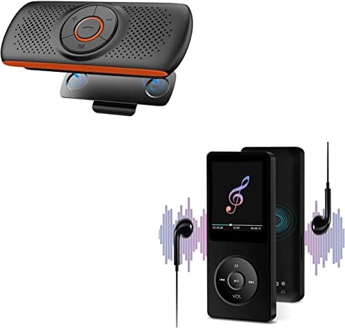 Автомобилен Високоговорител, Bluetooth Хендсфри + MP3-плейър с 32 GB TF карта