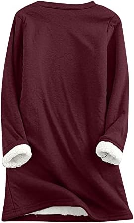Големи Размери-Блузи за Жени, Тениски с Дълъг Ръкав, Класически Дамски Флисовые Пуловер За Бременни